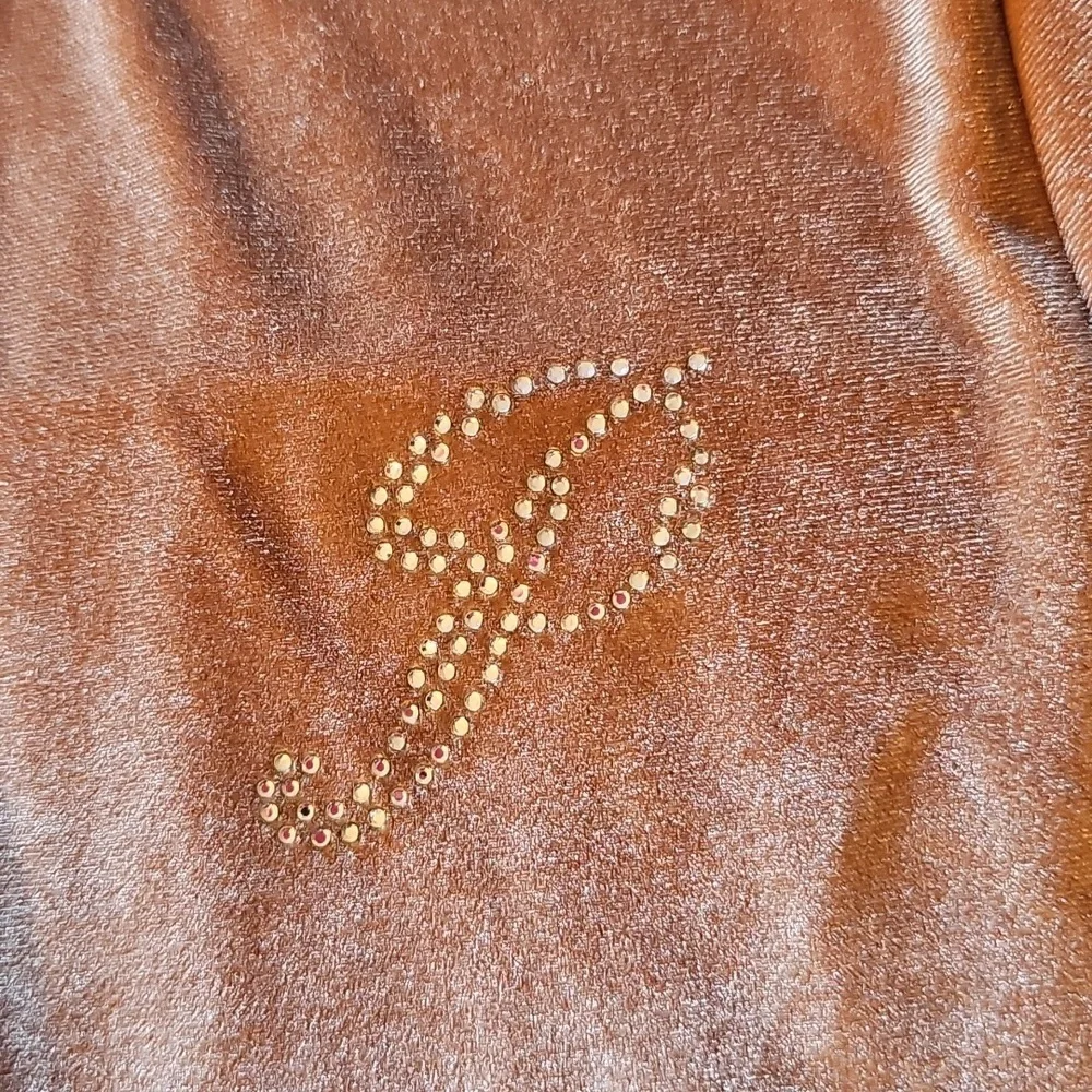 PINK Victoria's Secret Brown Cropped Velour Hoodie Size M - Picture 2 of 7